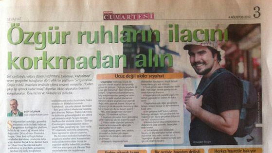 Akşam Gazetesi Sayfalarında