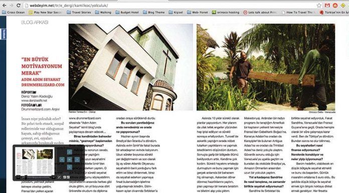 Kamil Koç Yolculuk Dergisi Röportajım