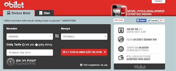OBilet: Türkiye’nin Sanal Otogarı