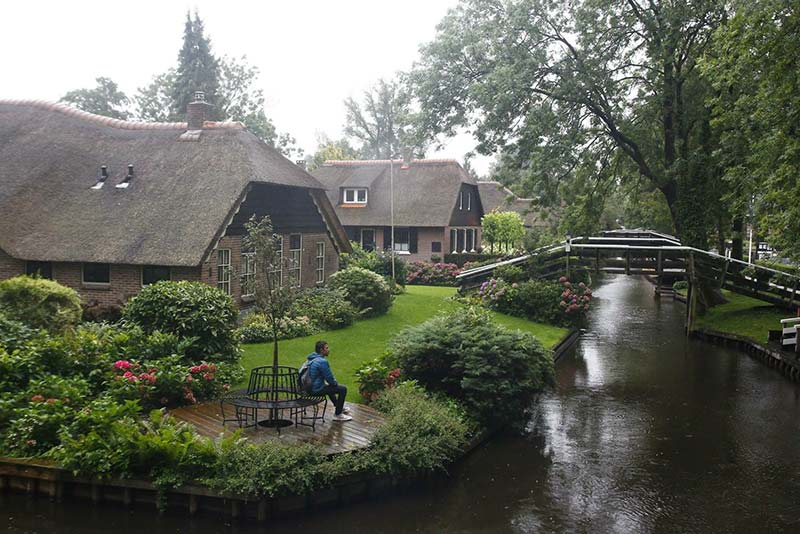 Giethorn köyü, Hollanda